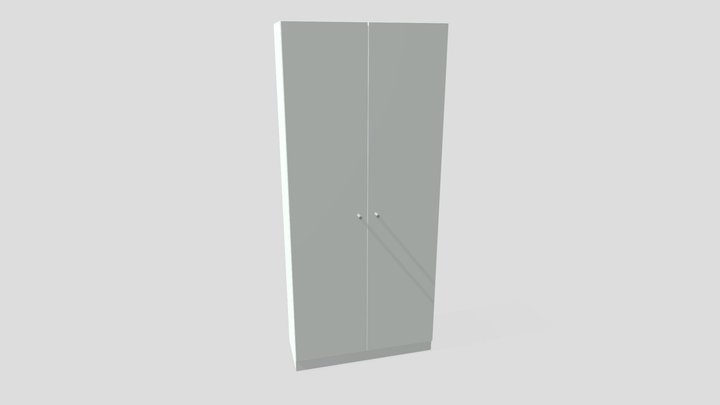 ARMARIO 2 PUERTAS PUNKU 3D Model