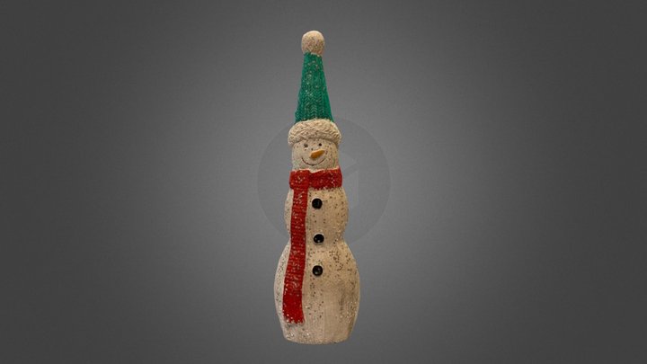 Snowman 3D Model