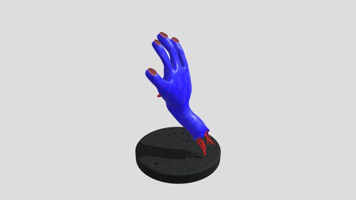 Clay Hand Model 3D Model