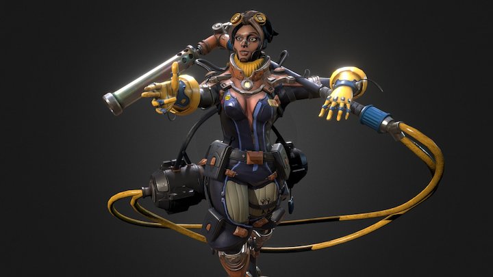 IV Overwatch Tribute 3D Model