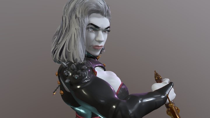 Lady Death Re-Design 3D Model