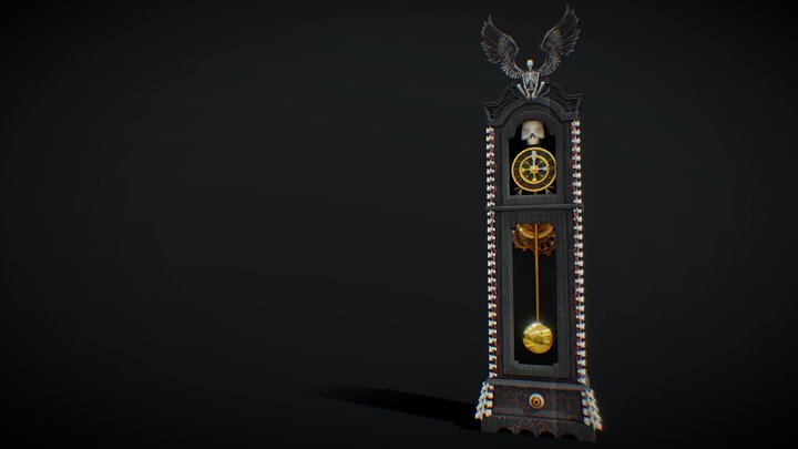 Nightmare Clock 3D Model