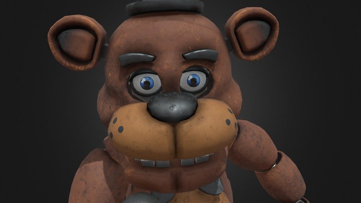 FNaF HW Freddy Fazbear ReTexture & Remesh – Kostenloses 3D-Modell STL