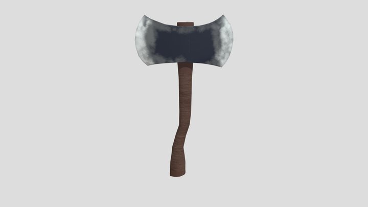 Weathered Axe 3D Model