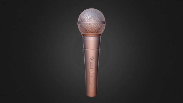 Microphone Shure 3D Model