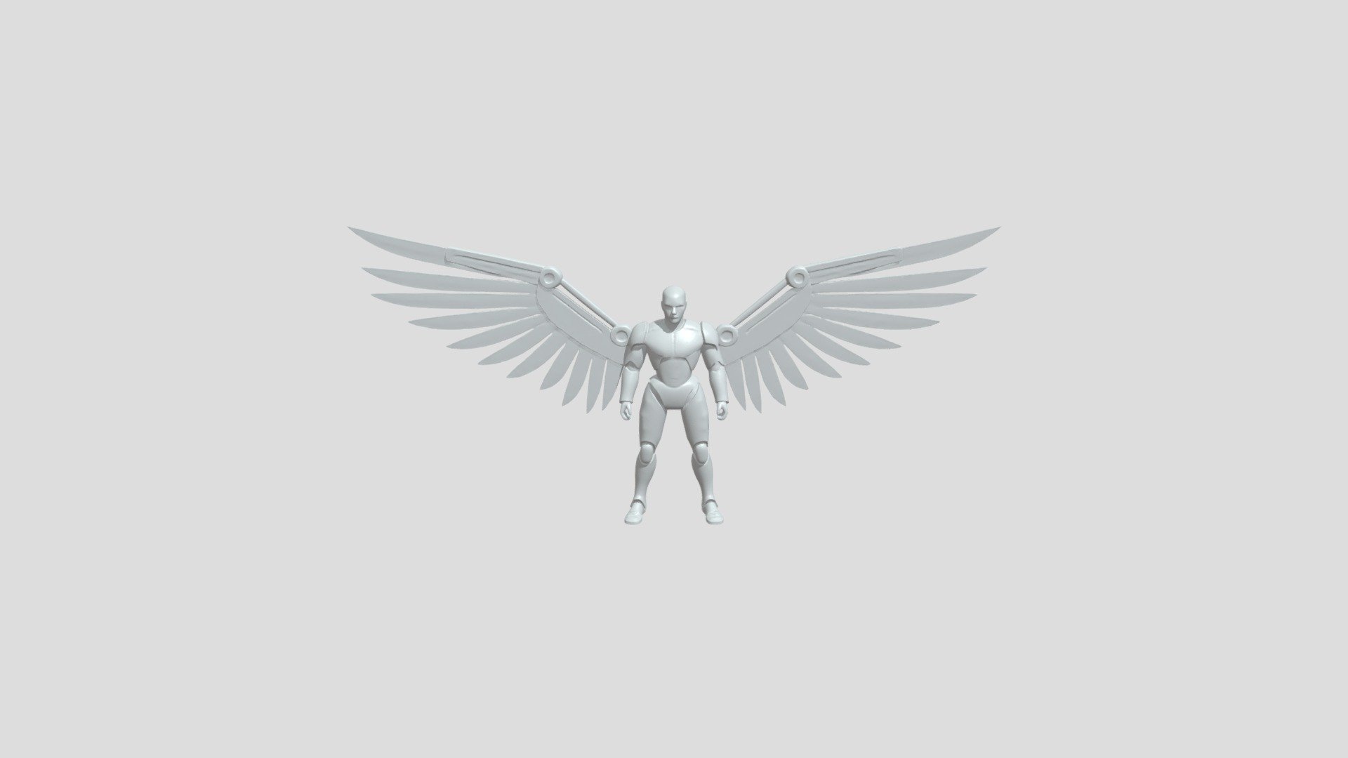 Armored winged humanoid - 3D model by TameWhippet7808 [aeb1bb8] - Sketchfab
