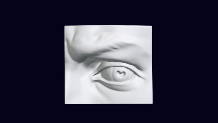 Michelangelo eye 3D Model