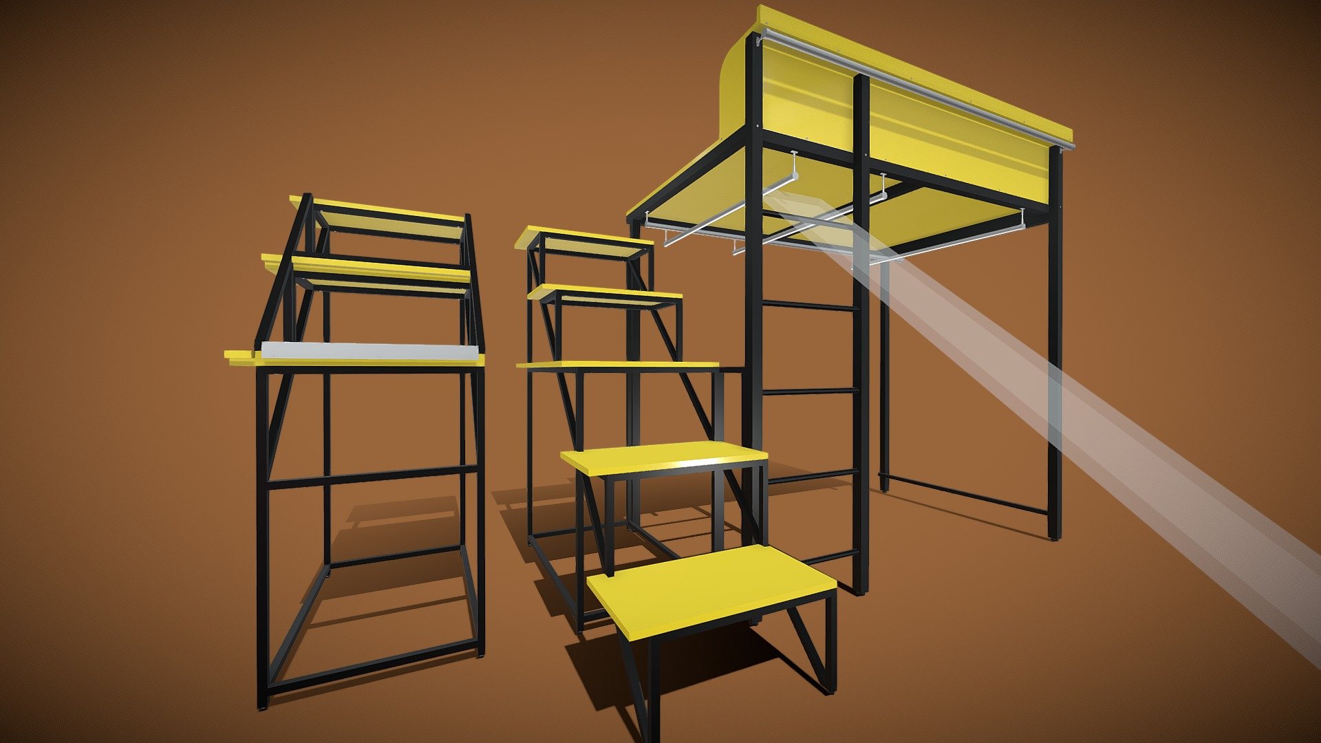 Спально-гардеробный модуль - Download Free 3D model by utemix [aeb23bd ...