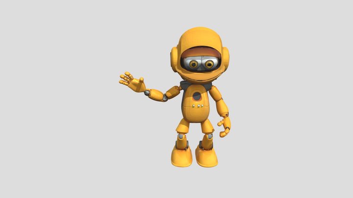 Roby The Robot Recreation 3D Model