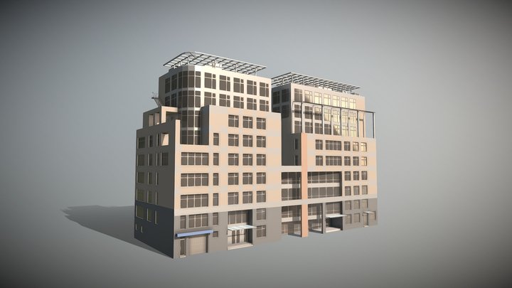 Moscow, Cvetnoy parkway, 32-1 3D Model