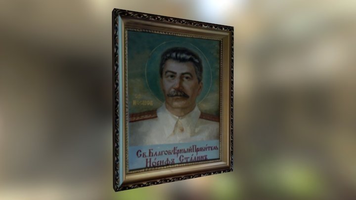 Icon of Stalin 3D Model