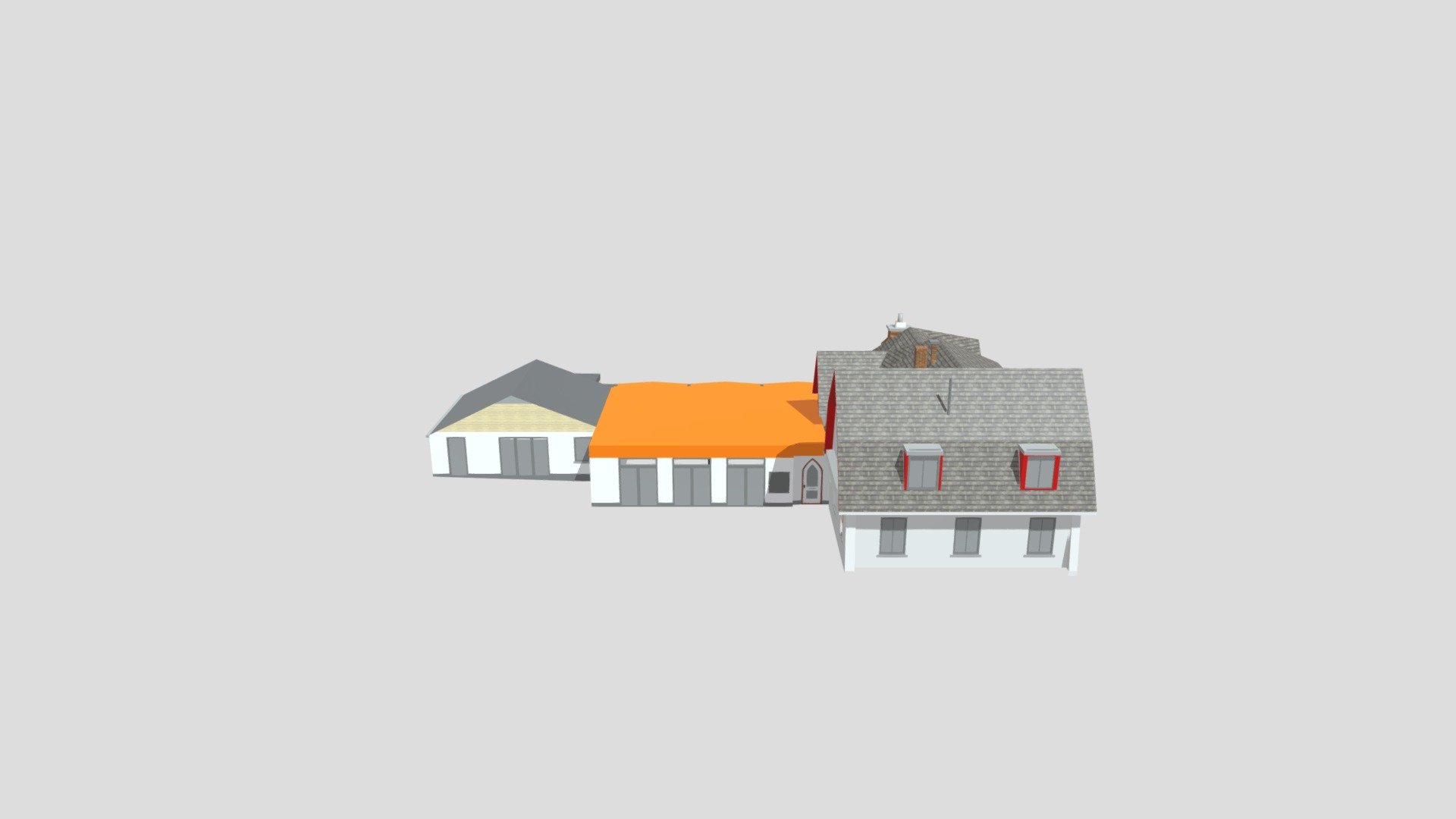 p3 Existing Building — Sketchfab embed 3D viewer
