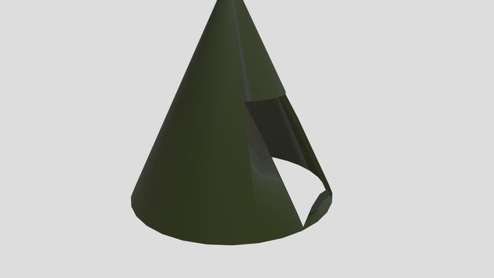 Tugas GSLC Objek 3(Tent Model with Texturing) 3D Model