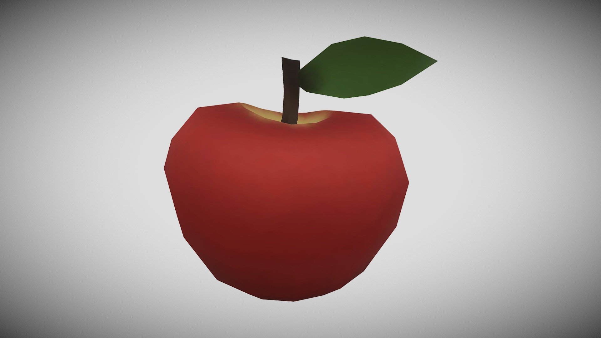 Low poly apple - Download Free 3D model by Pneshik [aeb4f20] - Sketchfab