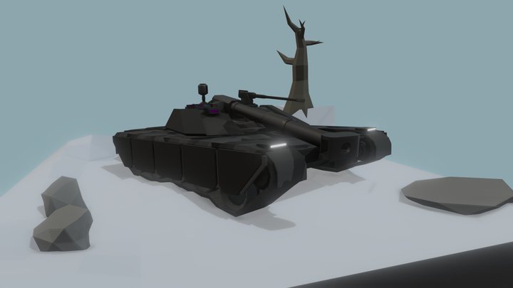 Stealth Tank 3D Model