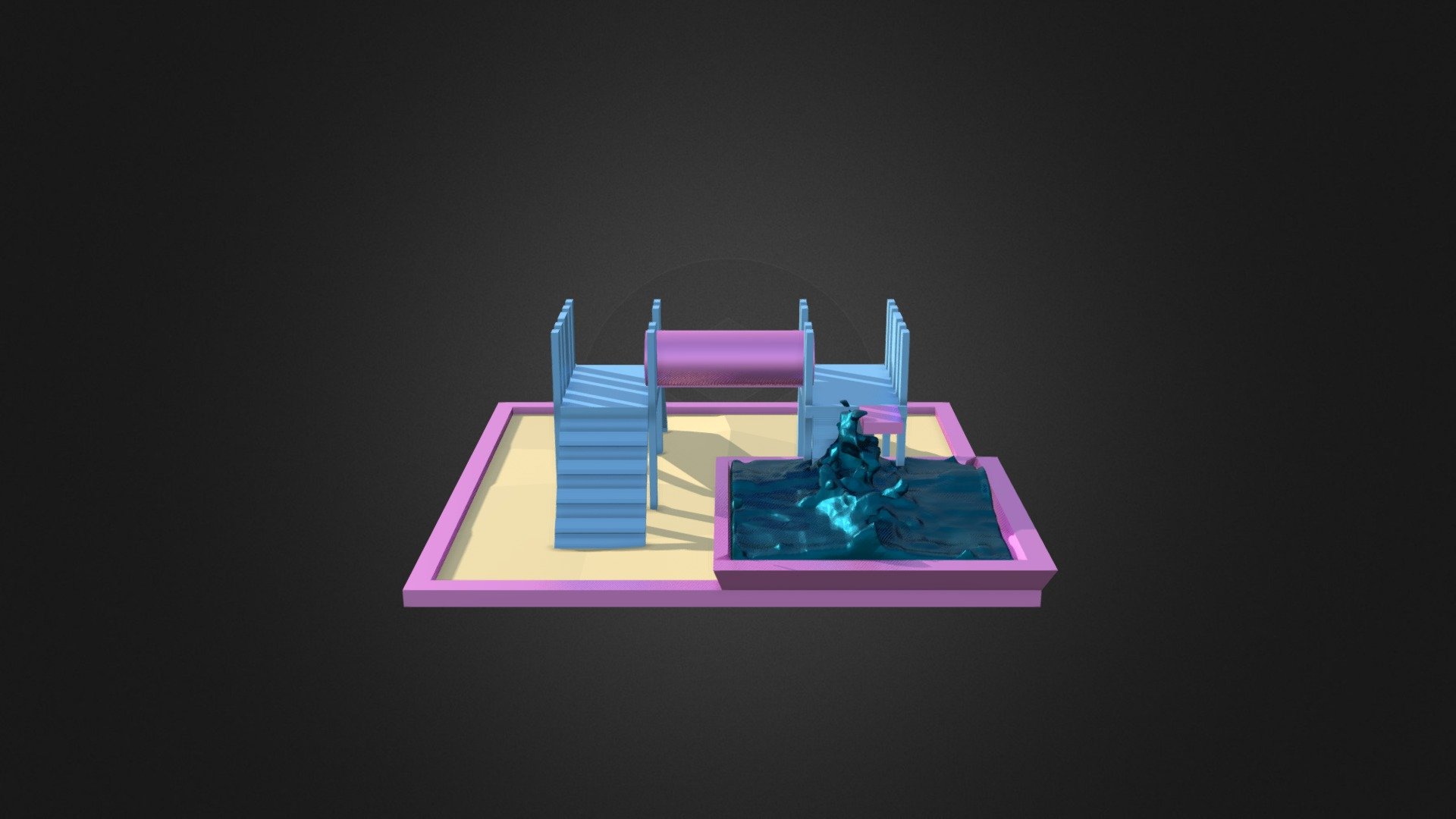Mini Playground - 3D model by celinbelseth [aeb55d7] - Sketchfab