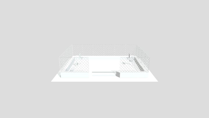 Basketball Court 3D Model