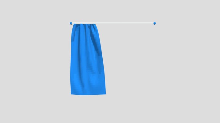 Curtains 3D Model