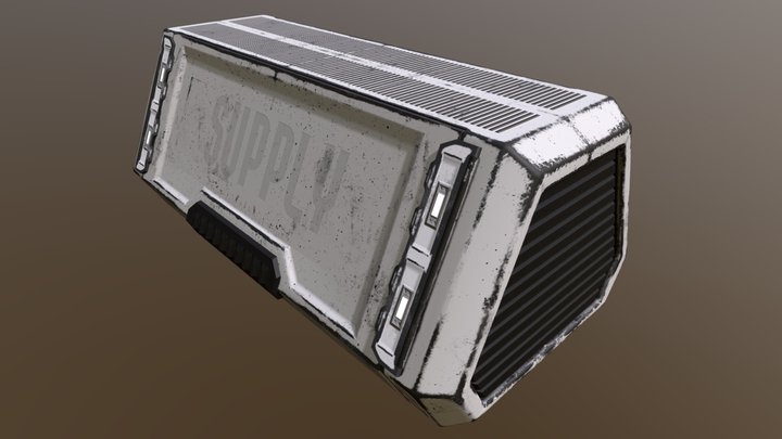 Container HiTech #2 3D Model