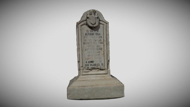 Monumento Coronación de la Virgen del Puig 3D Model