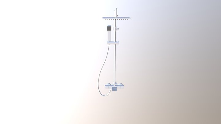 Shower Control 2 3D Model