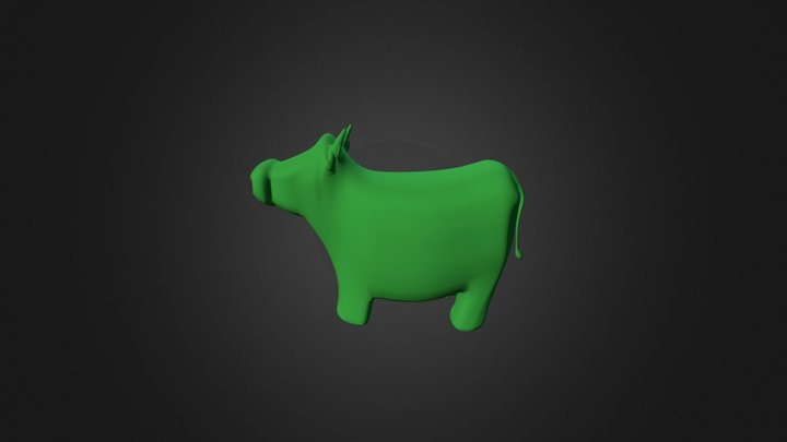 Cow Test sketchfab 3D Model