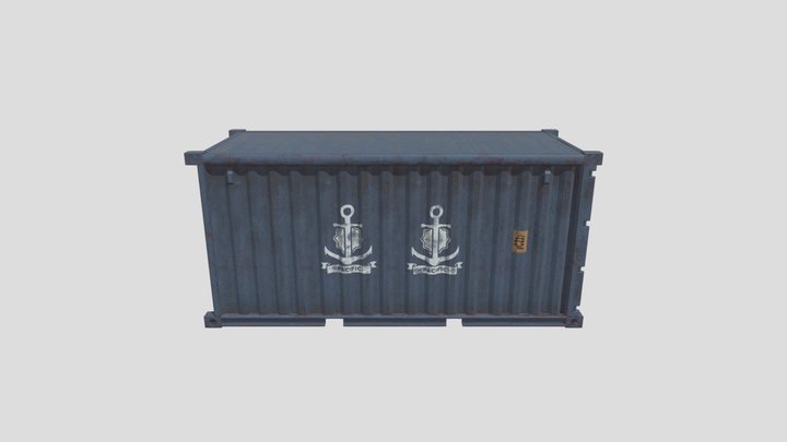 Sea ​​container 3D Model