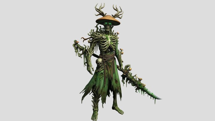 Mycelium Revenant 3D Model