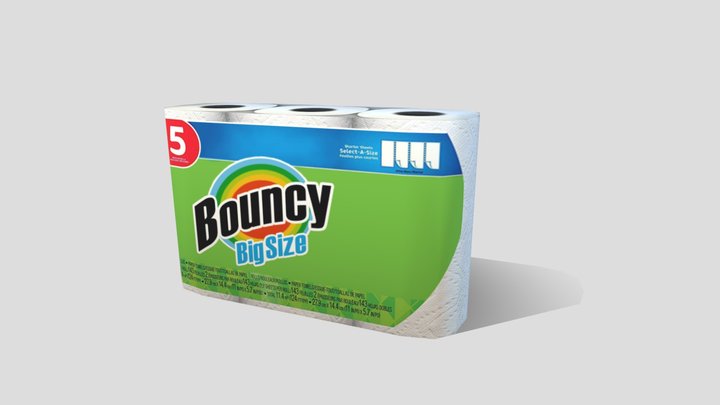 Paper Towels - Bouncy 3D Model