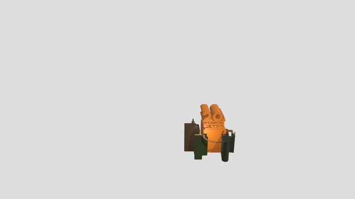20th Century Fox 1953 4_3 Screen logo remake V5 3D Model