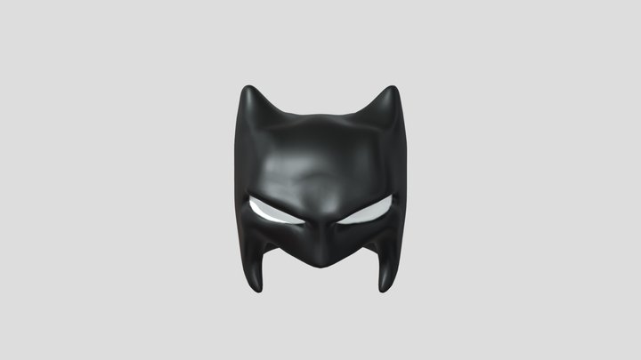 Batman helmet RIG (Arnold,Redshif,Rendrmn,Vray) 3D Model