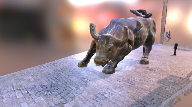 New York Charging Bull - Real Virtual Zone 3D Model