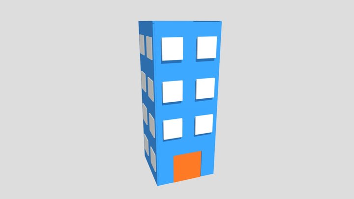 Building (Low Poly) 3D Model