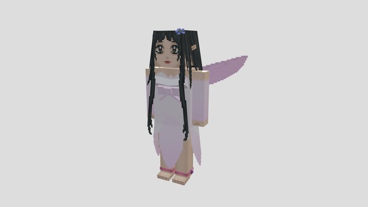 Low-poly Yui (Sword Art Online) 3D Model