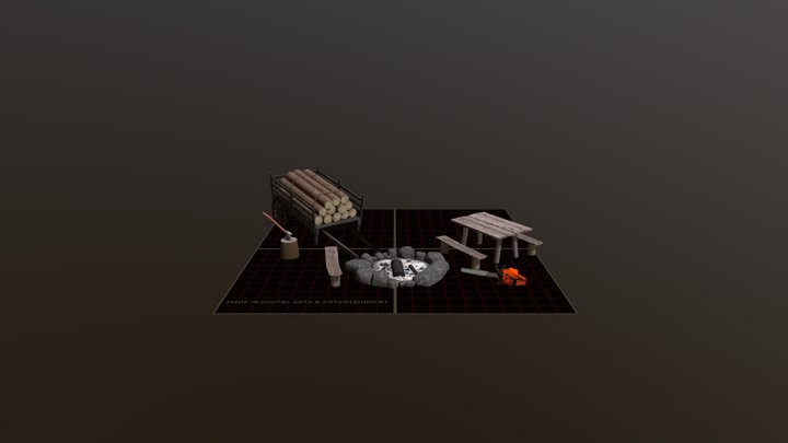 5 Props Assignment DAE 3D Model