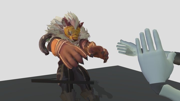 Fist Fight 3D Model