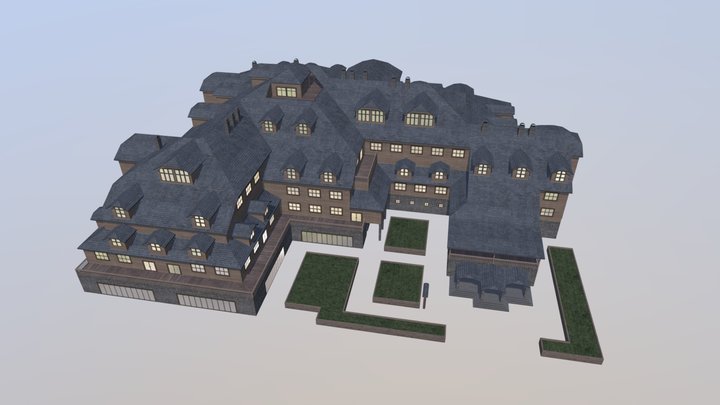 Mountain Resort 3D Model