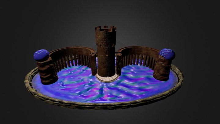 Tower Defence Bridge 3D Model