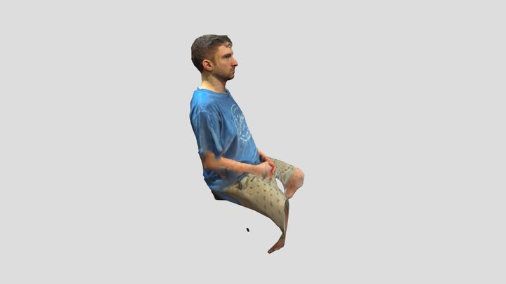 poly Aaron Chair polycam full quality export DAE 3D Model