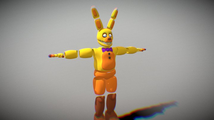 Stulized Springbonnie 3D Model