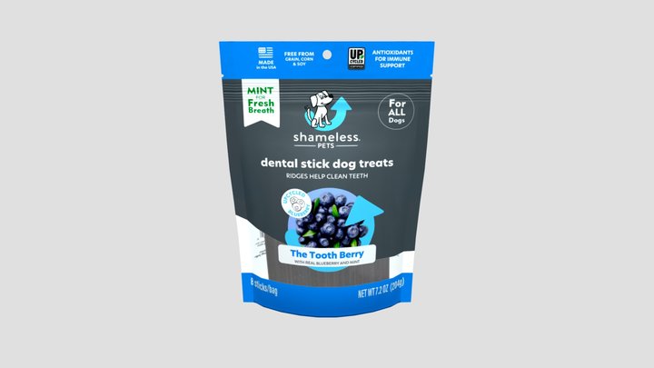 Shameless Pets Dental Sticks 3D Model
