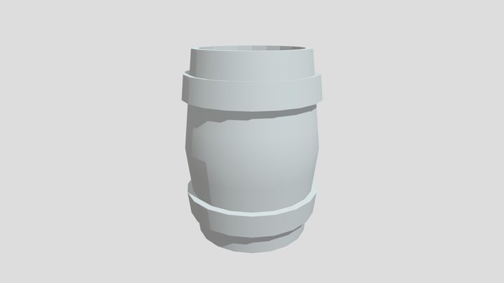 Editted Barrel Final Look 3D Model