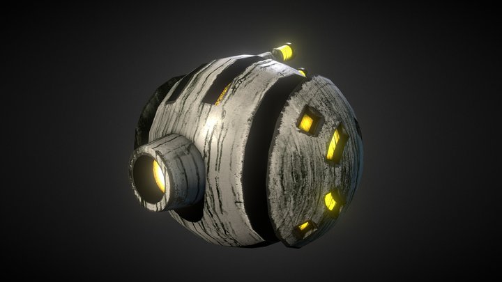 Old Drone 3D Model