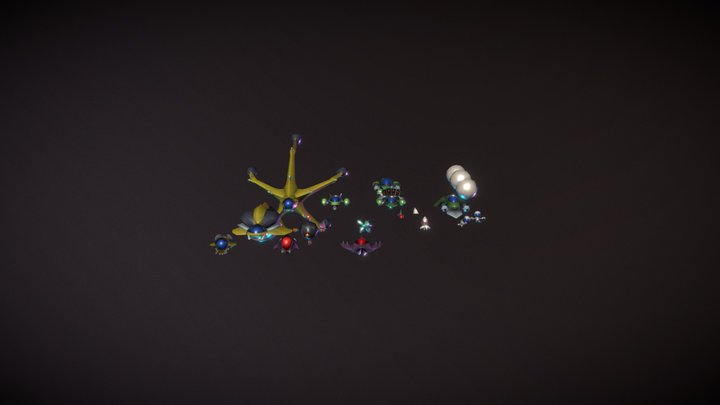All Ships 3D Model