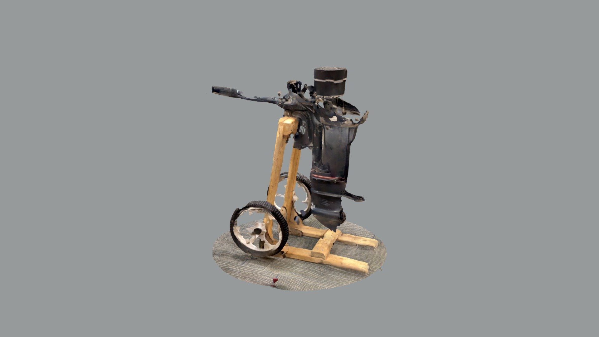 EVinrude 4kw conversion — Sketchfab embed 3D viewer