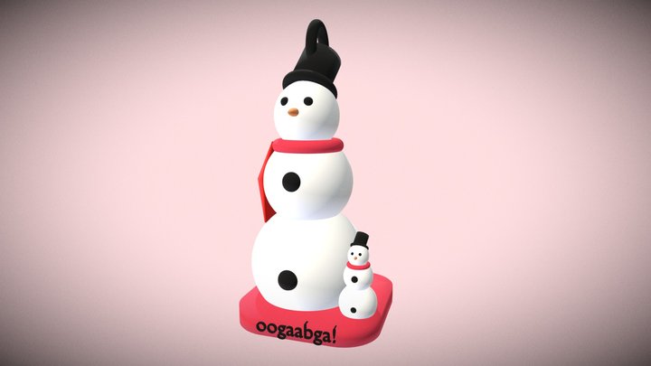 Fabrizzio's Snowman 3D Model