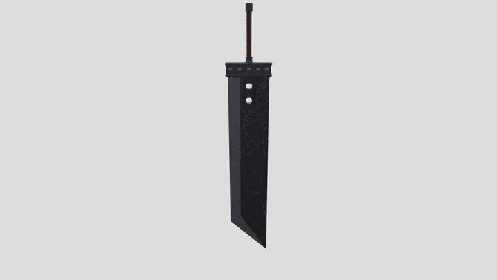 Final Fantasy VII Remake: Buster Sword 3D Model