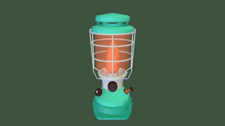 Kerosene lamp 3D Model