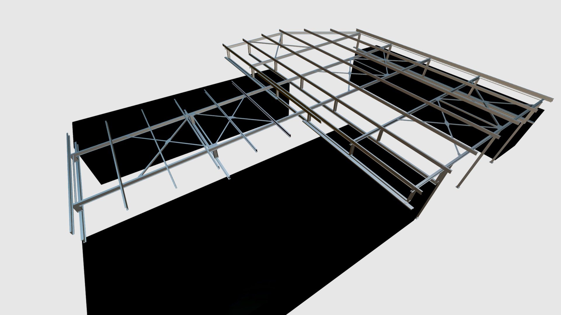 SAPREF - Site Area Roof Over Containers - 3D model by KiyashanM ...