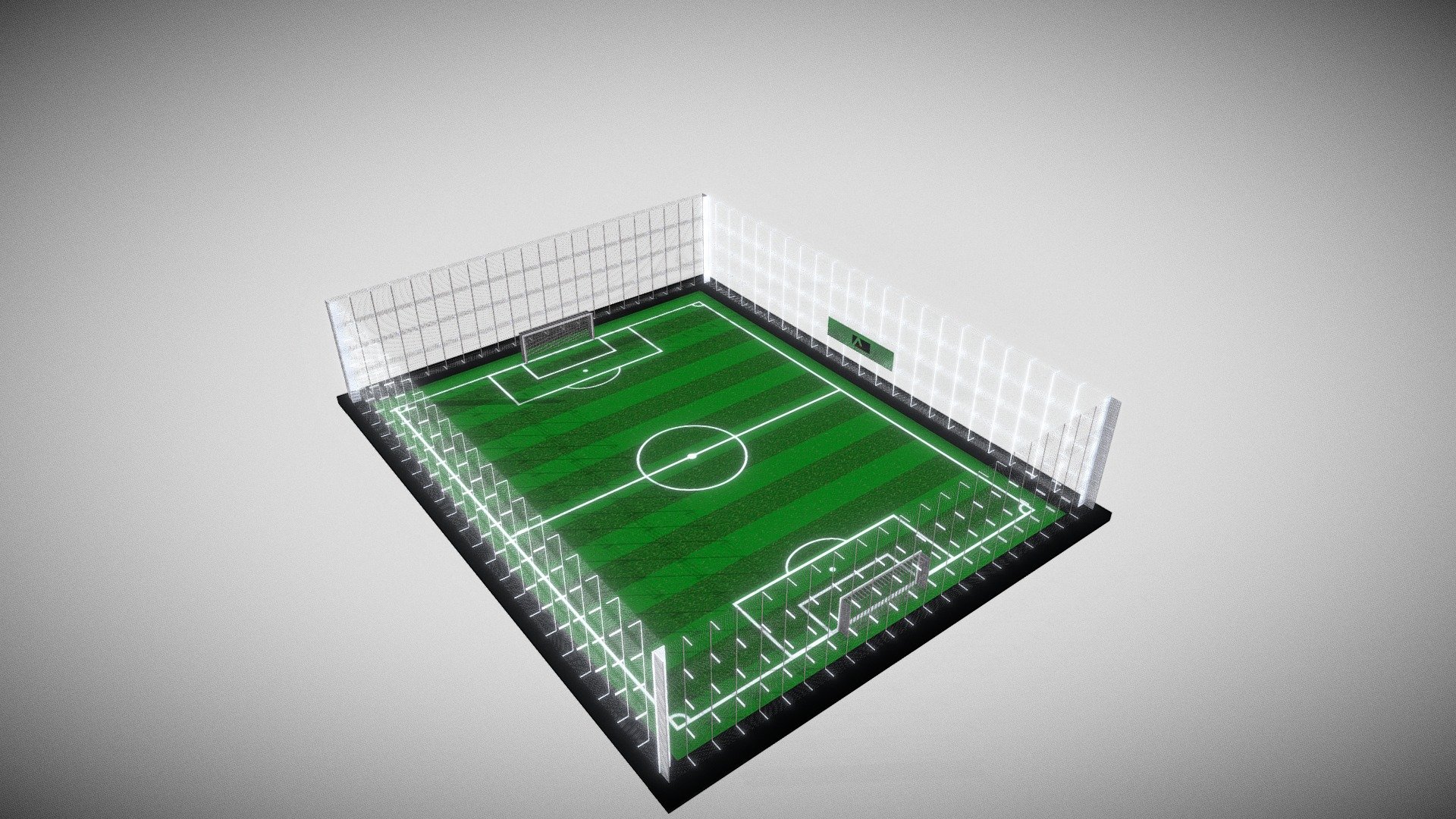 Free Soccer Pitch - Download Free 3D model by alplaleli (@alplaleli